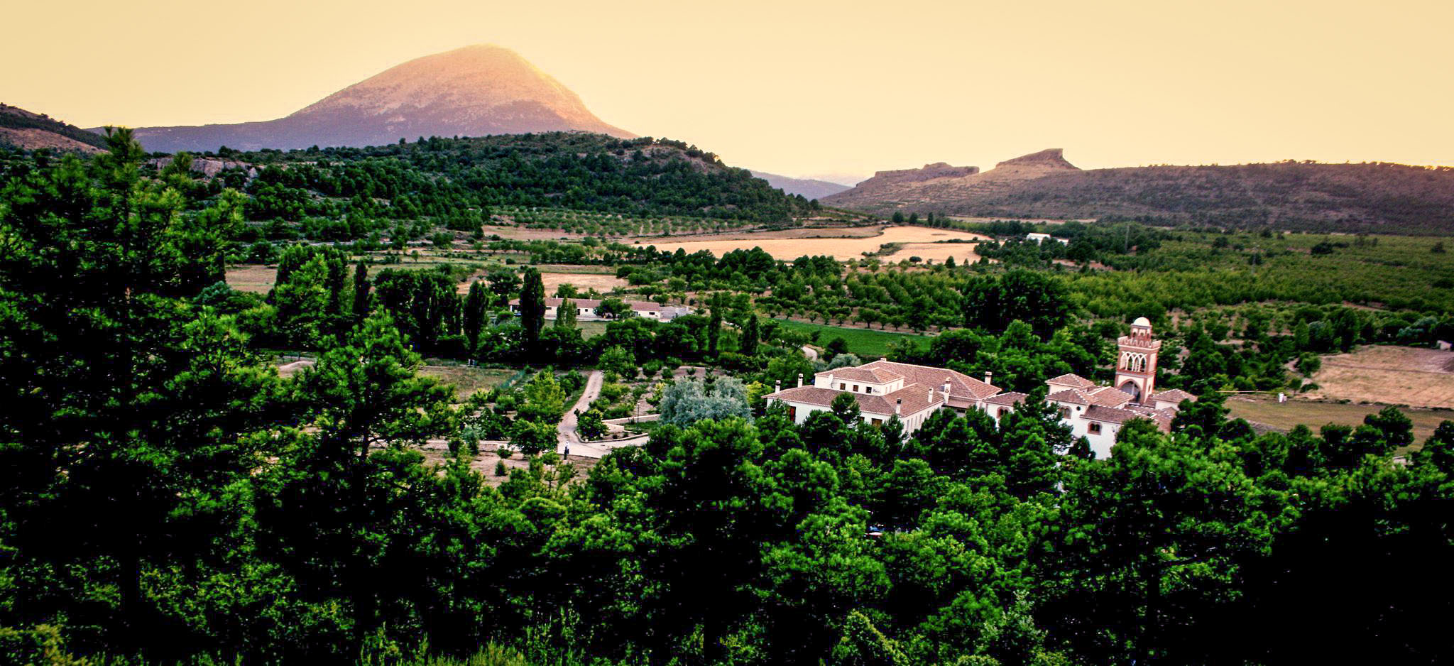 La finca de la Alquería en verano