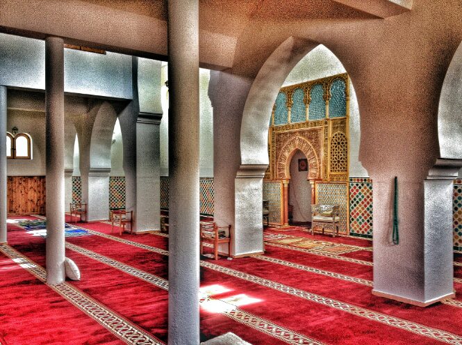 Interior de la Mezquita Al Baida de Rosales